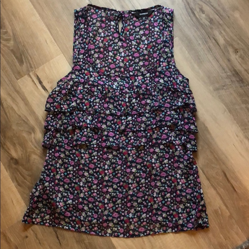Express Floral print tank top